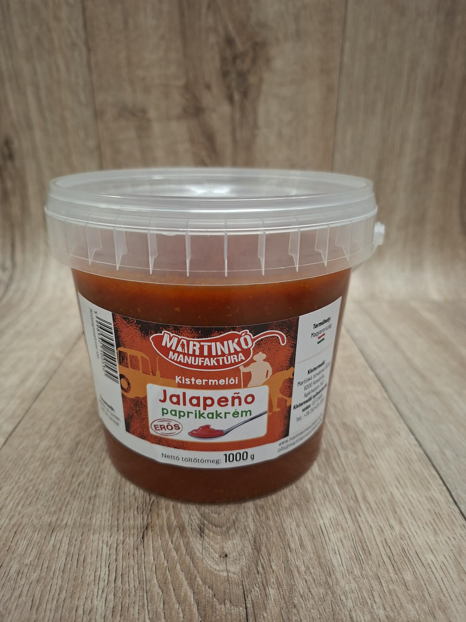 Martinkó Manufaktúra jalapeño paprikakrém vödörben