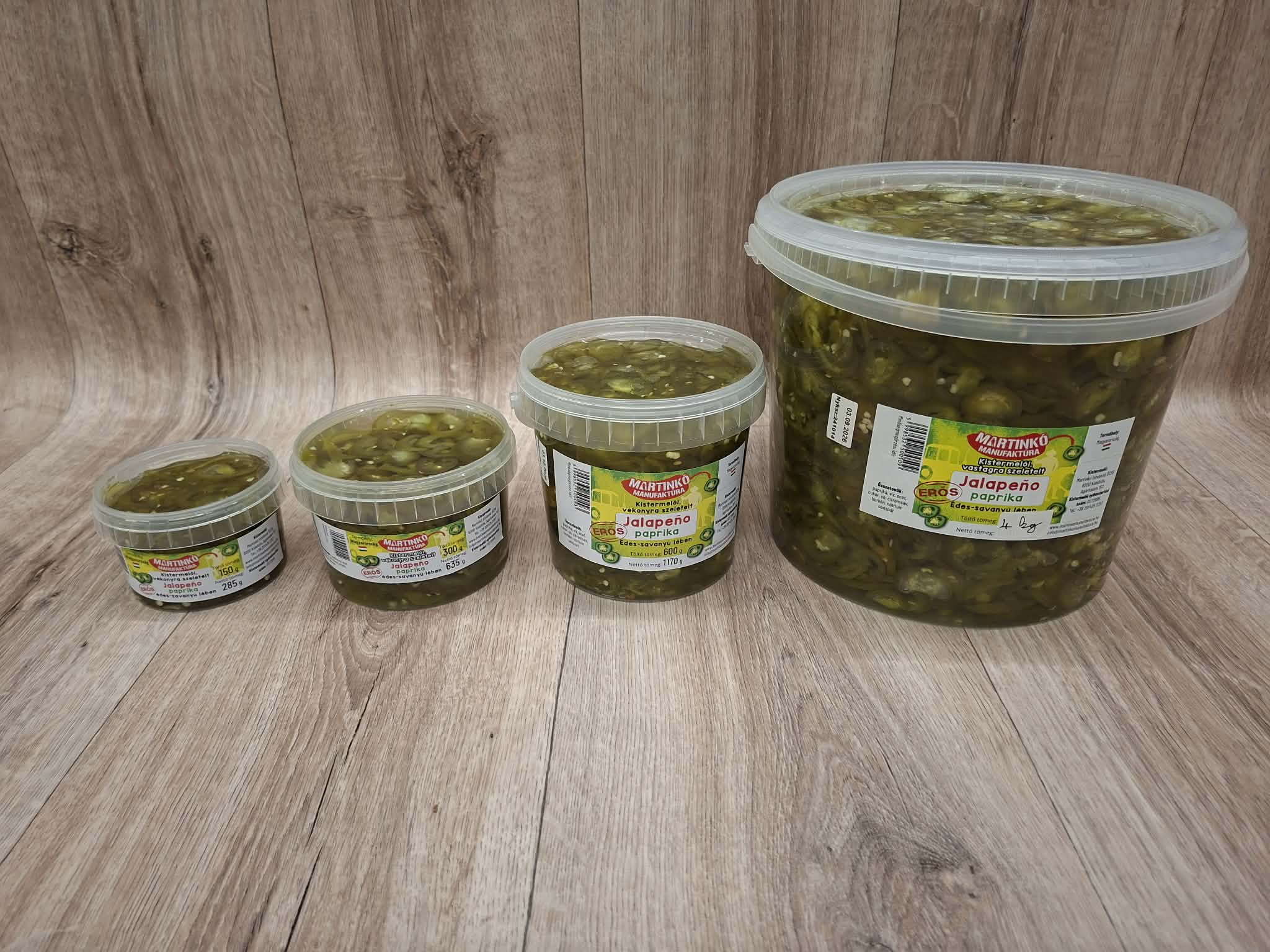 Martinkó Manufaktúra szeletelt jalapeño paprika üvegben, édes-savanyú lében – 5. fotó